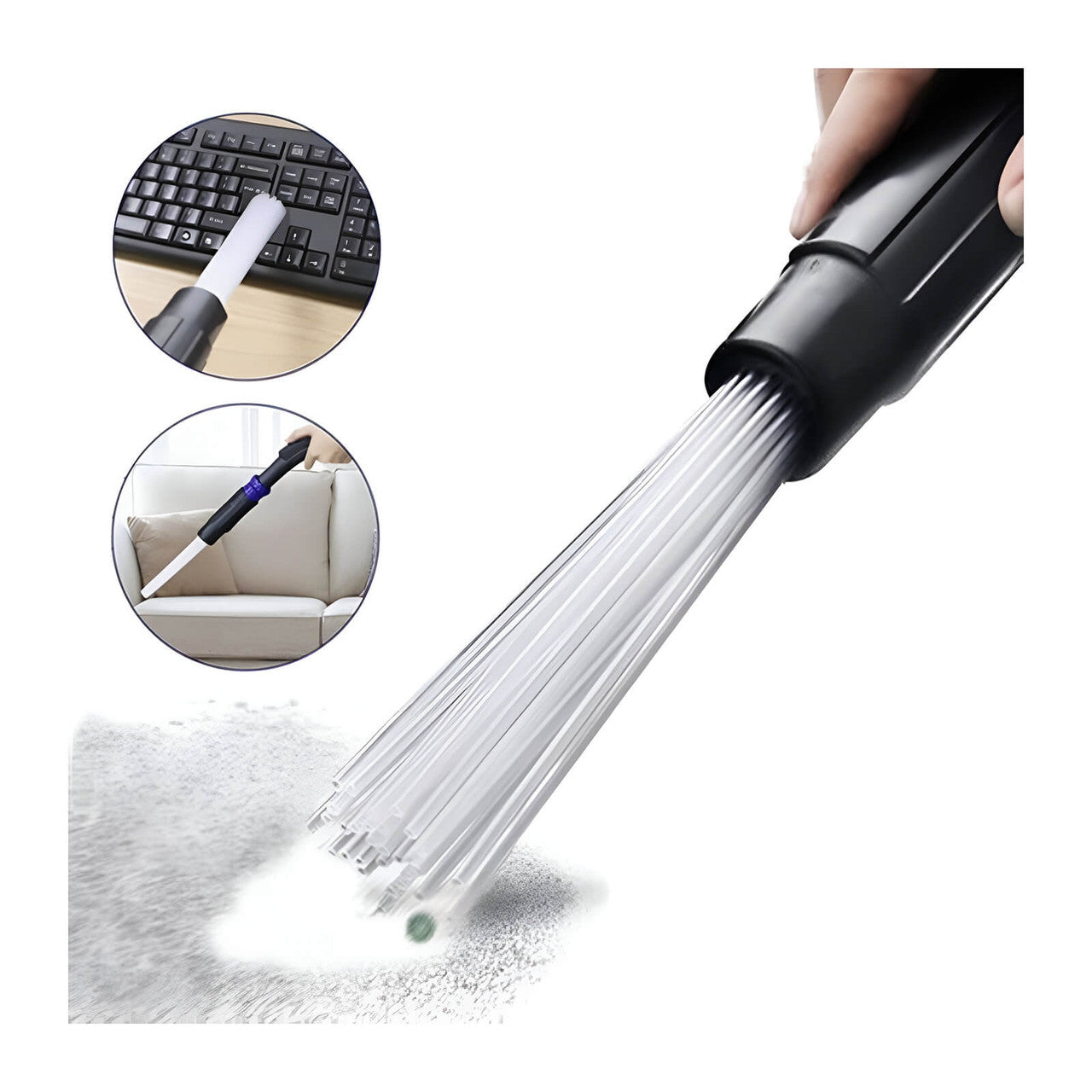 hygieia Straw Vacuum Attachment Dusting Brush For Dyson V7 V8 V10 V11 V12 V15 Gen5 & Outsize V424-DY-STRAW-V7