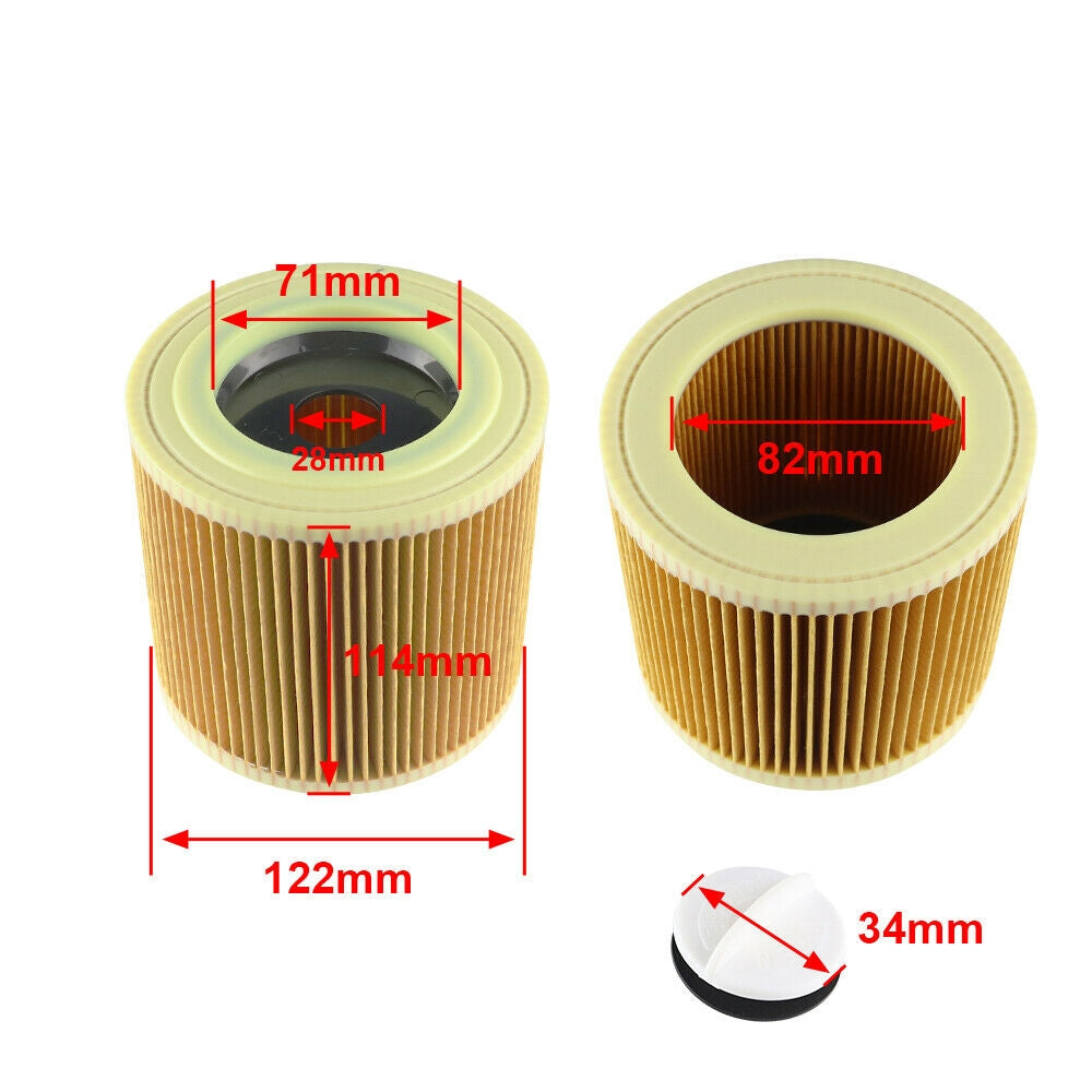 HEPA Filter for Karcher Vacuum Cleaners WD2200 to WD3800 Series, A1000 to A2901 Series V424-FILT-A2004