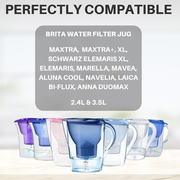 Hygieia 6 Pack - Water Jug Cartridge Filters - For Most Brita Water Jugs V424-FILT-BRIX6