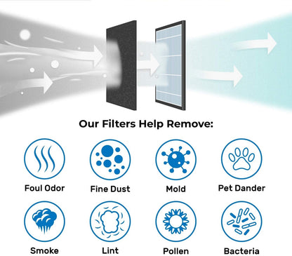 Filter For Dyson Pure Hot + Cool Link Air Purifiers HP01 HP02 HP03 V424-FILTD-FAN2