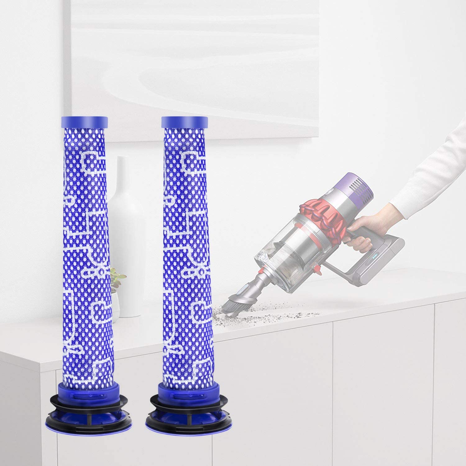 Filter for DYSON V6, V7, V8, DC58, DC59, DC61, DC62 stick vac V424-FILTD-PV6