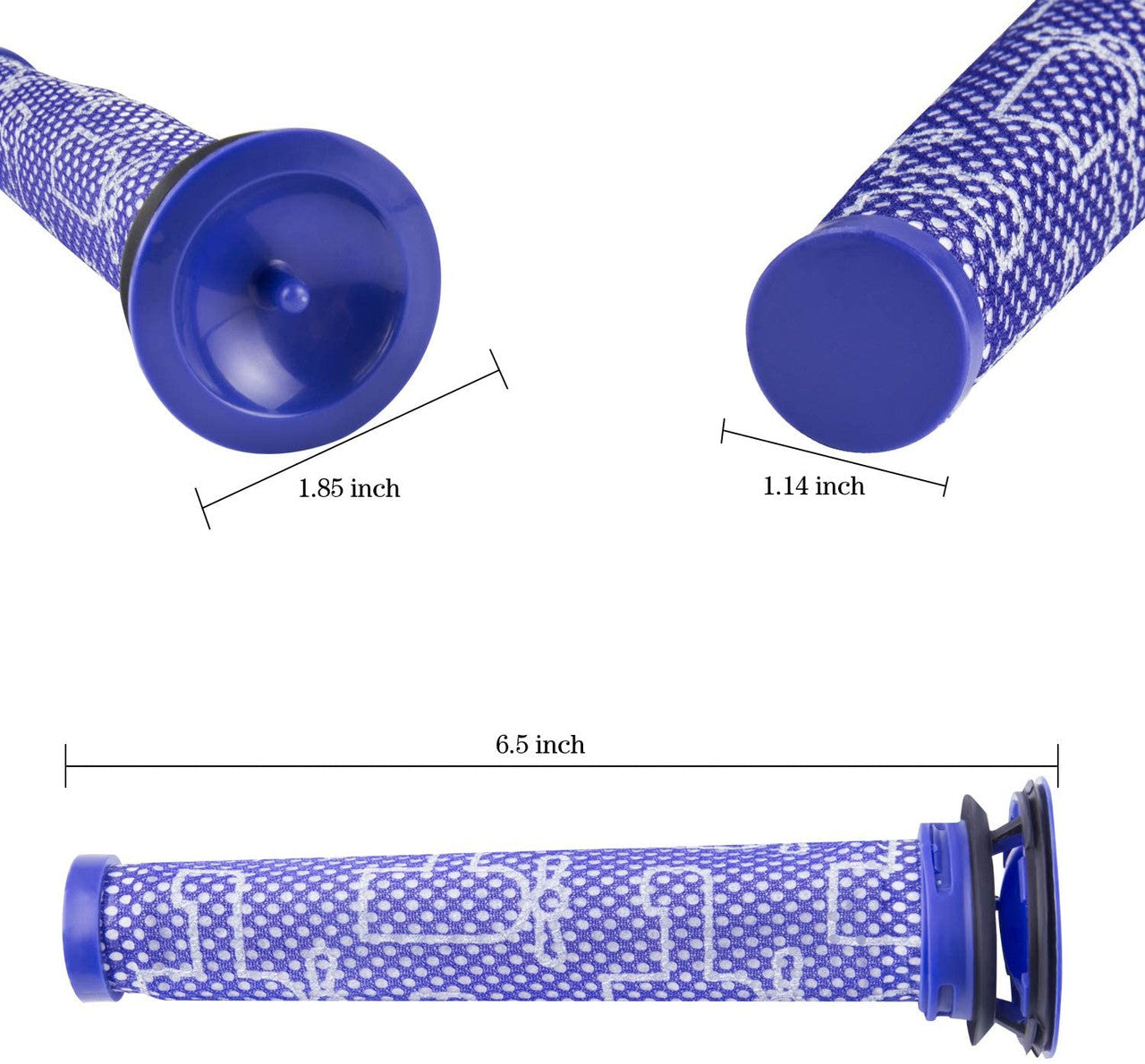 Filter for DYSON V6, V7, V8, DC58, DC59, DC61, DC62 stick vac V424-FILTD-PV6