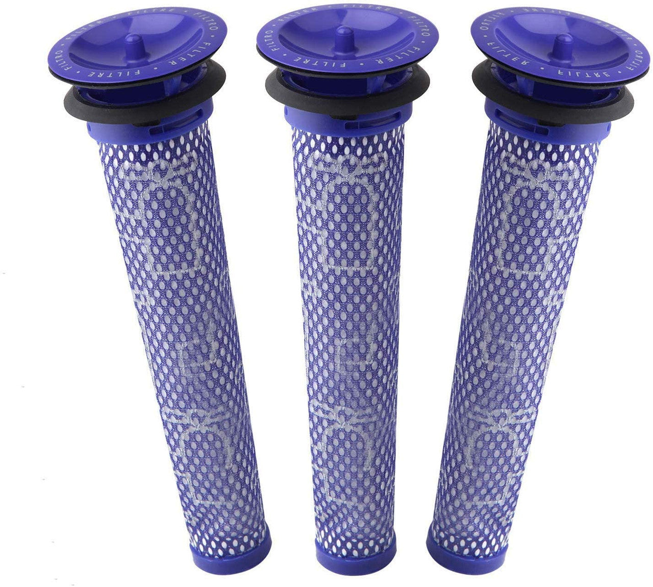 3 x Filters for DYSON V6, V7, V8, DC58, DC59, DC61, DC62 stickvac V424-FILTD-PV6X3