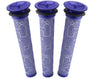3 x Filters for DYSON V6, V7, V8, DC58, DC59, DC61, DC62 stickvac V424-FILTD-PV6X3