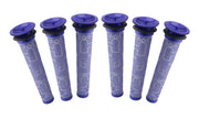 6 x Filters for DYSON V6, V7, V8, DC58, DC59, DC61, DC62 stickvac V424-FILTD-PV6X6