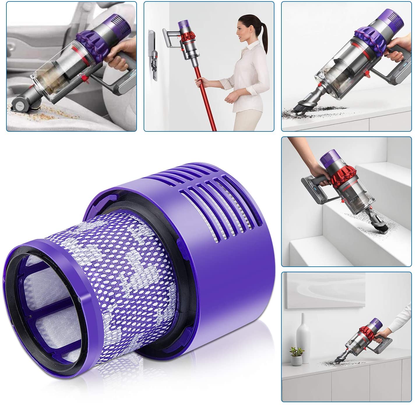 HEPA Filter for DYSON V10 Vacuum Cleaners V424-FILTD-V10