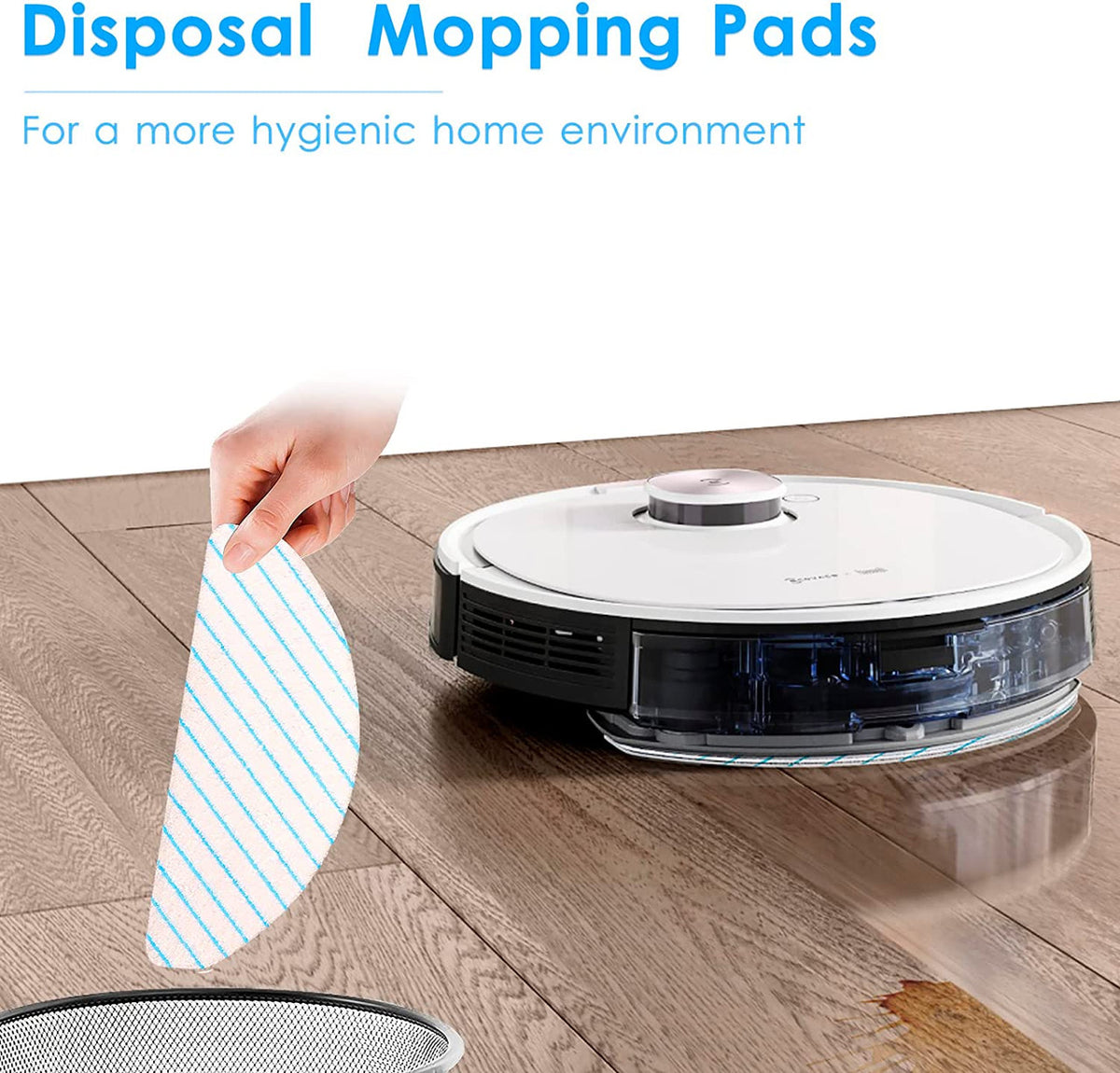 10 X Mopping pads for Ecovacs Deebot T9/T9+/N8 PRO/N8 PRO+/N8/N8+/NEO/T8/T8+/T8 AIVI/X1 PLUS/T10 PLUS V424-HY-DEE-MOPT8