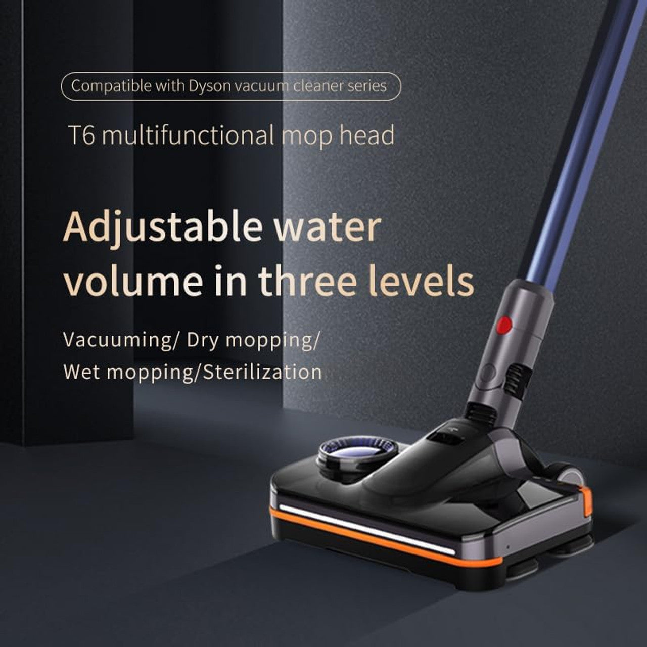 Hygieia T6 Wet Dry Mop Head - For Dyson V7, V8, V10, V11, V15 & GEN5 Models V424-HY-MPT6-