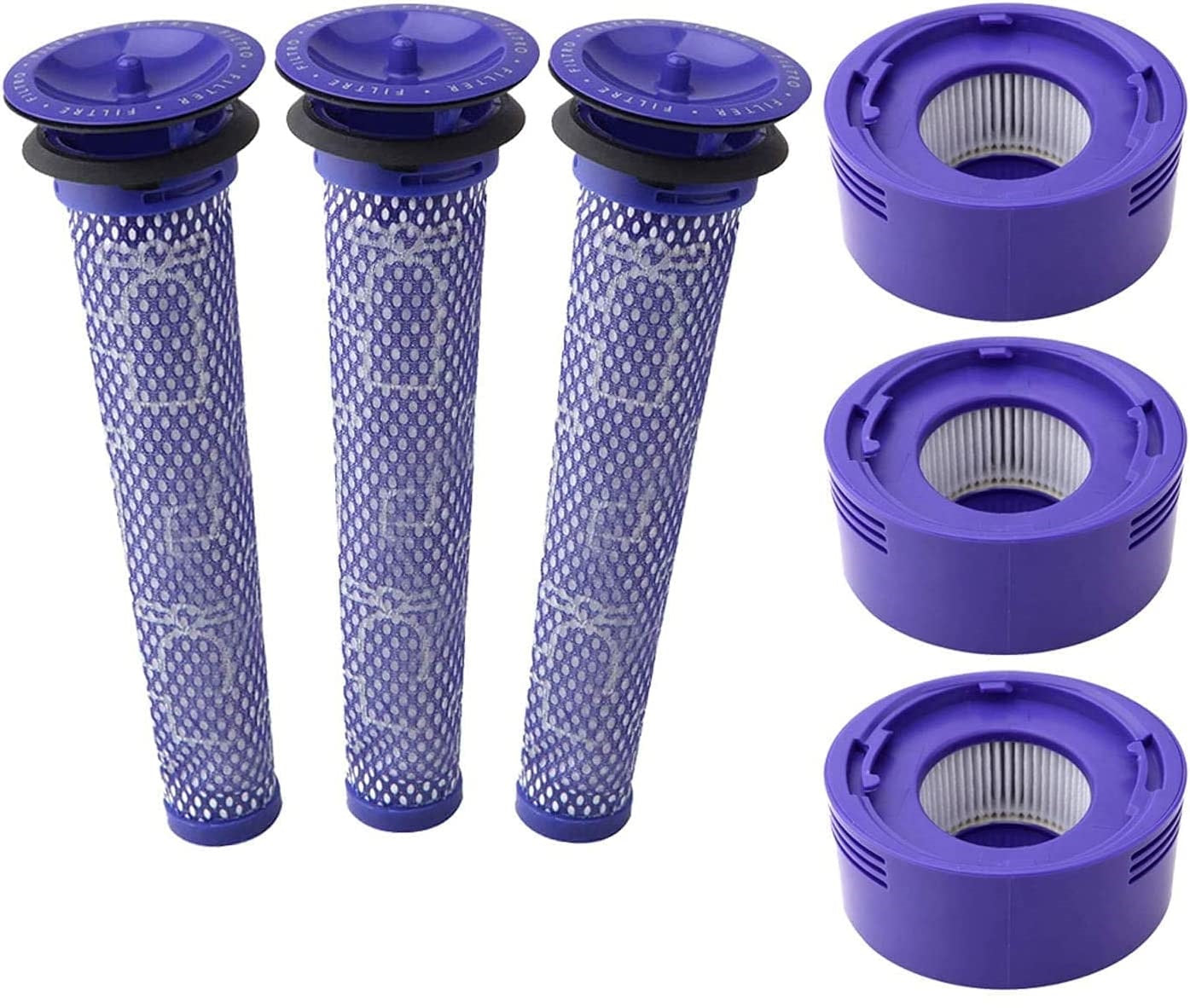 3 X Filter Kits for DYSON V7 (SV11, SV37) & V8 (SV10, SV25) Vacuum Cleaners V424-HY-V8FKIT