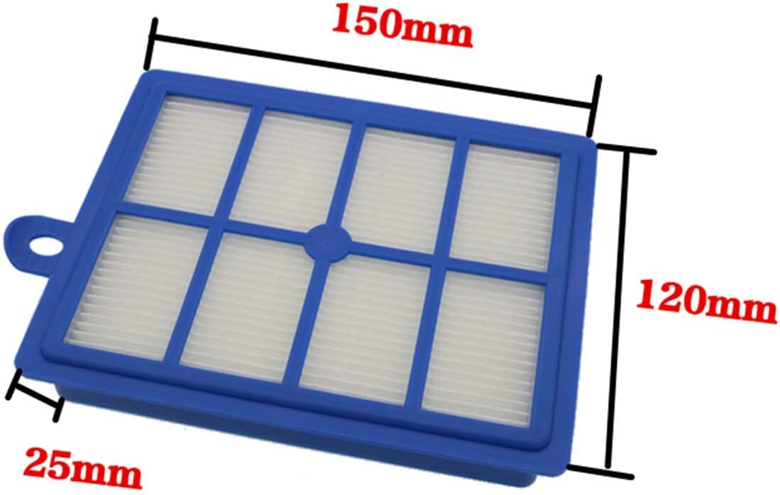 3 X HEPA filters for Electrolux, Volta, Wertheim, Phillips, AEG & Tornado V424-KIT-FILTSX3