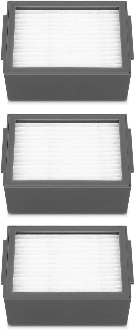 3 X HEPA filters for iRobot Roomba I, E and J series robots V424-KIT-ROOMBA-FILTX3