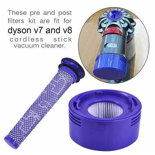 Filter Kit for DYSON V7 (SV11, SV37) & V8 (SV10, SV25) vacuum cleaners V424-KIT-V8GRKIT