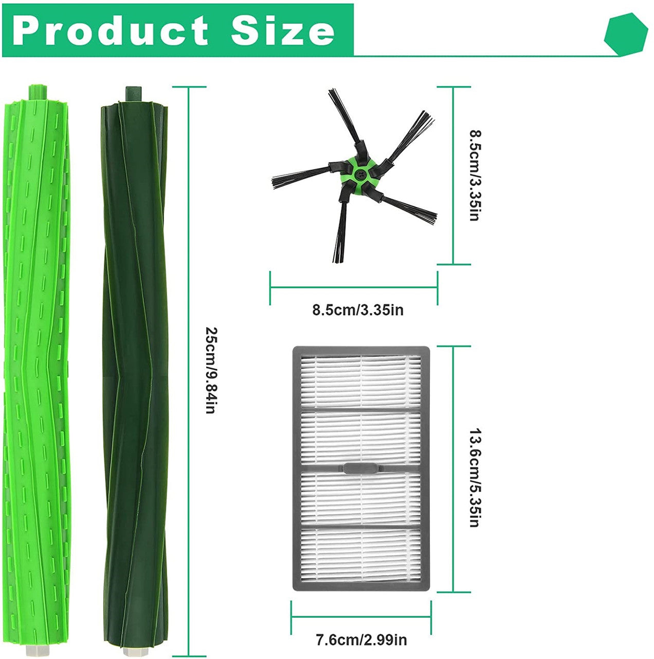 Replenishment Kit for iRobot Roomba S Series (S9 & S9+) Robotic Vacuum Cleaners V424-RO-REPS9