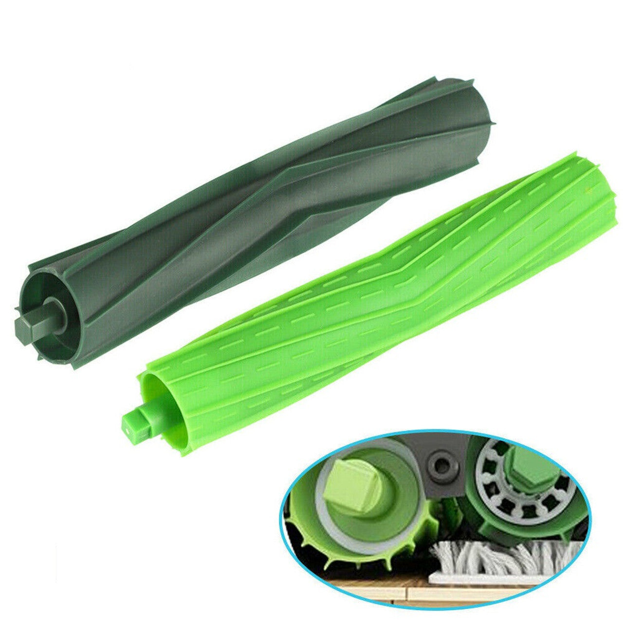Hygieia Roller Brush Set - For iRobot Roomba I, E and J Series & Max 10 Series V424-ROOMBA-RB