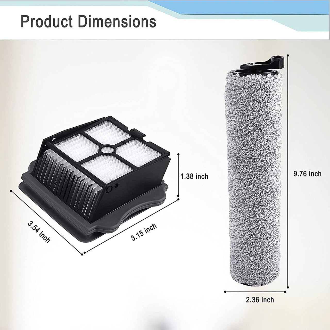 Filters & Roller Brush Pack For Tineco Floor One S3 V424-TI-S3KIT