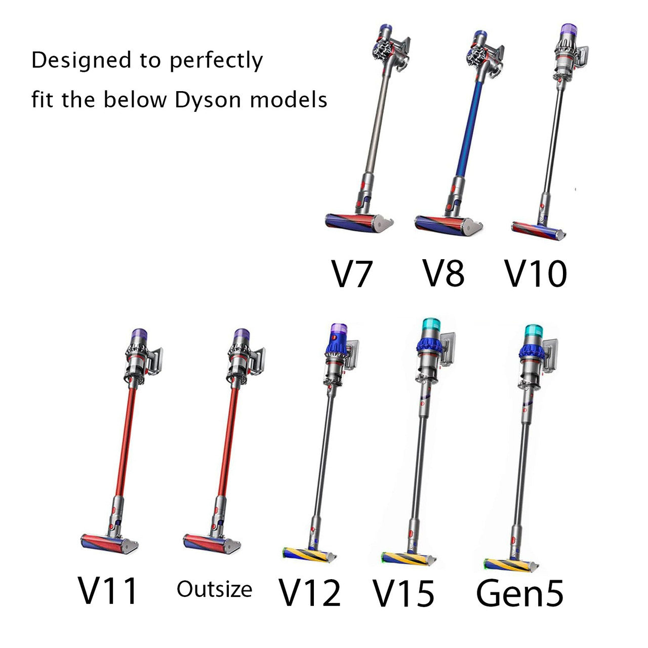 Tool kit for DYSON V7, V8, V10, V11, V12 & V15 vacuum cleaners V424-TOOL-KIT-V7