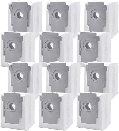 12 X Vacuum bags for iRobot Roomba i3+, i7+, s9+, j7+ robot vacuum cleaners V424-VB-ROOMBA-12