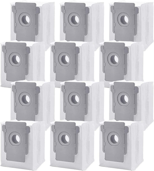 12 X Vacuum bags for iRobot Roomba i3+, i7+, s9+, j7+ robot vacuum cleaners V424-VB-ROOMBA-12