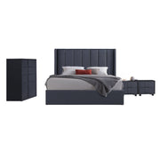 Prado 4pc Fabric Gas Lift Queen Bedroom Suite V43-BDS-PRD-4PC-TBY-Q