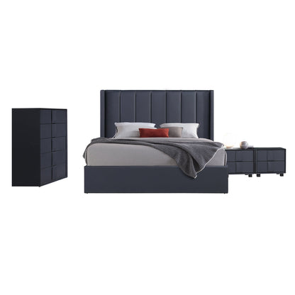 Prado 4pc Fabric Gas Lift Queen Bedroom Suite V43-BDS-PRD-4PC-TBY-Q