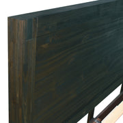 Bed Frame Queen Size in Solid Wood Veneered Acacia Bedroom Timber Slat in Chocolate V43-BED-NOWQCH