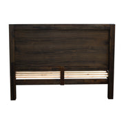 Bed Frame Queen Size in Solid Wood Veneered Acacia Bedroom Timber Slat in Chocolate V43-BED-NOWQCH