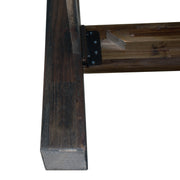 Bed Frame Queen Size in Solid Wood Veneered Acacia Bedroom Timber Slat in Chocolate V43-BED-NOWQCH