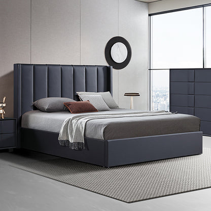 Prado Gas Lift Queen Bed Frame Non-woven Fabric MDF KD Slats V43-BED-PRD-Q