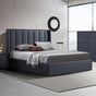 Prado Gas Lift Queen Bed Frame Non-woven Fabric MDF KD Slats V43-BED-PRD-Q