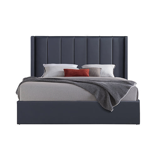 Prado Gas Lift Queen Bed Frame Non-woven Fabric MDF KD Slats V43-BED-PRD-Q