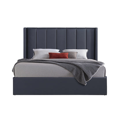Prado Gas Lift Queen Bed Frame Non-woven Fabric MDF KD Slats V43-BED-PRD-Q