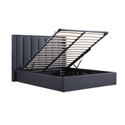Prado Gas Lift Queen Bed Frame Non-woven Fabric MDF KD Slats V43-BED-PRD-Q