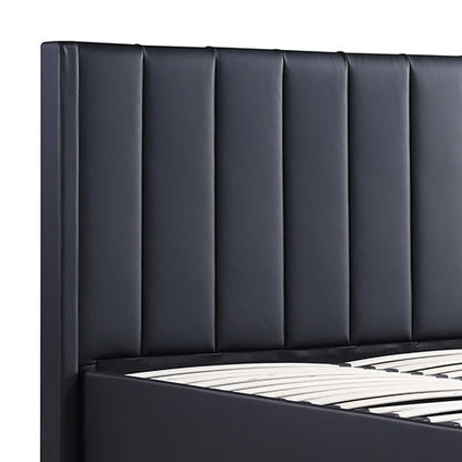 Prado Gas Lift Queen Bed Frame Non-woven Fabric MDF KD Slats V43-BED-PRD-Q