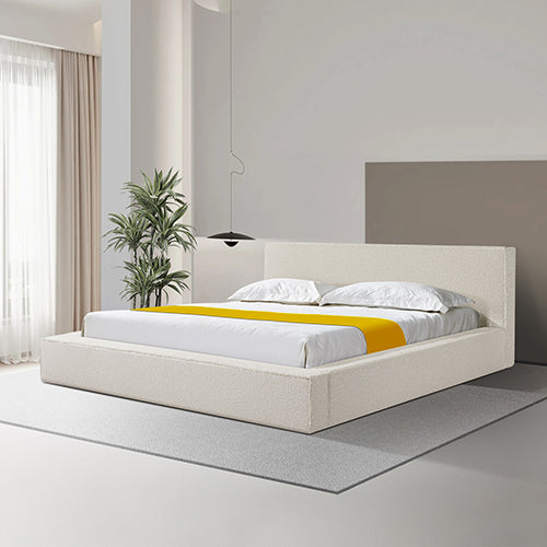 Ralph Queen Bed Frame Fabric Upholstery in KD slat V43-BED-RALP-Q