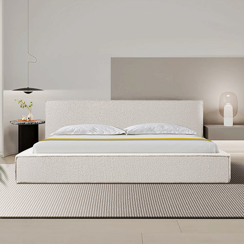 Ralph Queen Bed Frame Fabric Upholstery in KD slat V43-BED-RALP-Q