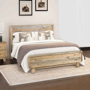 Melbournians Furniture Woodland King Solid Pine Bed Frame – Light Brown