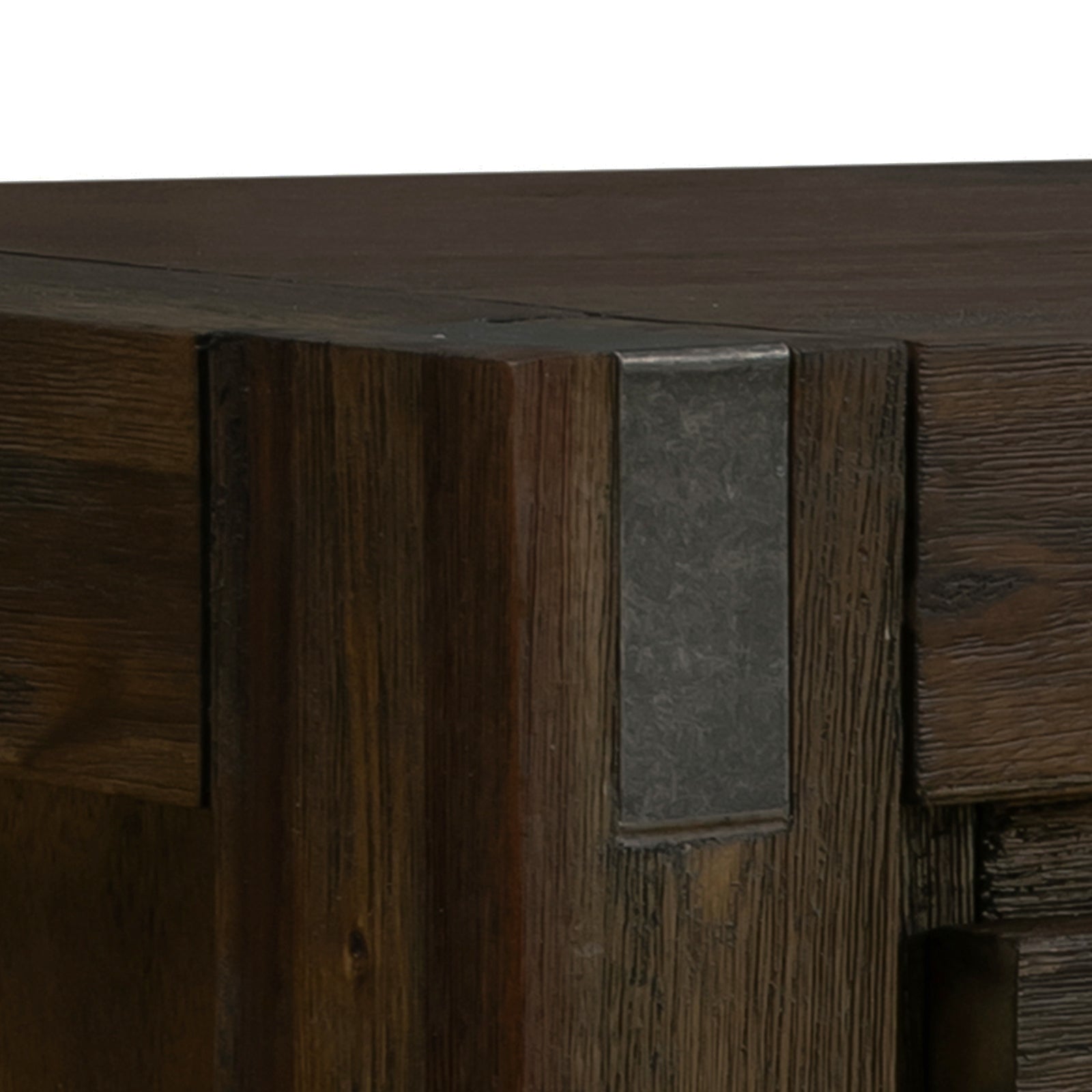 Buffet Sideboard in Chocolate Colour Constructed with Solid Acacia Wooden Frame Storage Cabinet with Drawers V43-BFT-NOW-CH