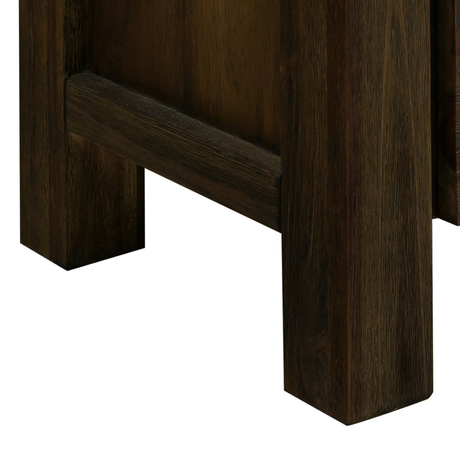 Buffet Sideboard in Chocolate Colour Constructed with Solid Acacia Wooden Frame Storage Cabinet with Drawers V43-BFT-NOW-CH