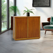 Buffet MDF Brown Colour Two Doors Sideboard Storage Cabinet V43-BFT-TOBY