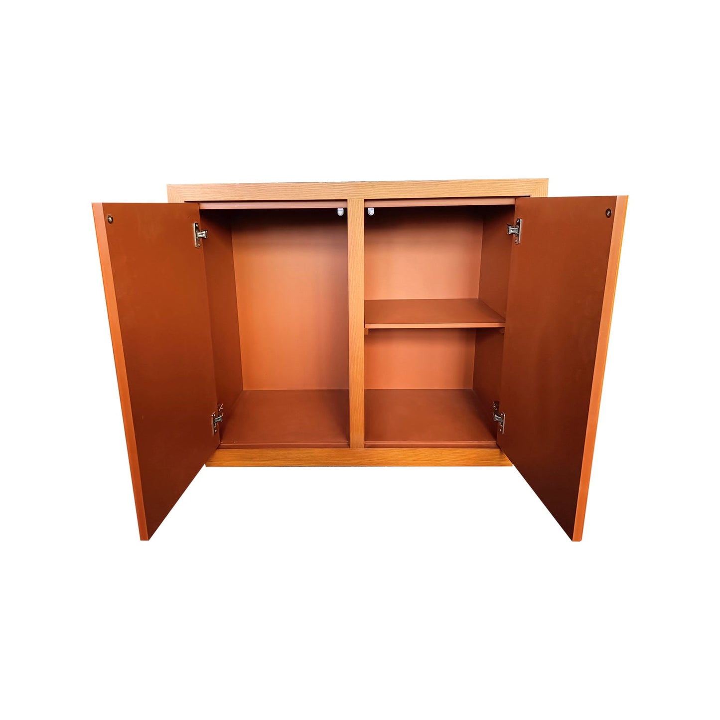 Buffet MDF Brown Colour Two Doors Sideboard Storage Cabinet V43-BFT-TOBY
