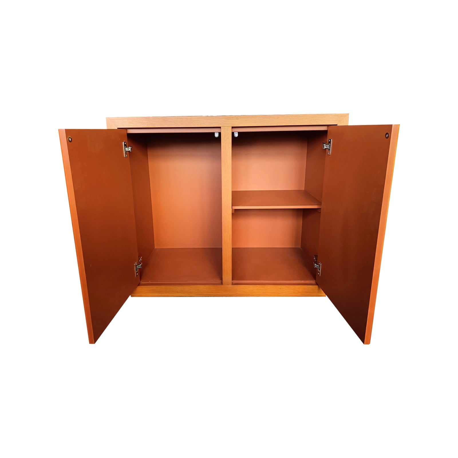Buffet MDF Brown Colour Two Doors Sideboard Storage Cabinet V43-BFT-TOBY