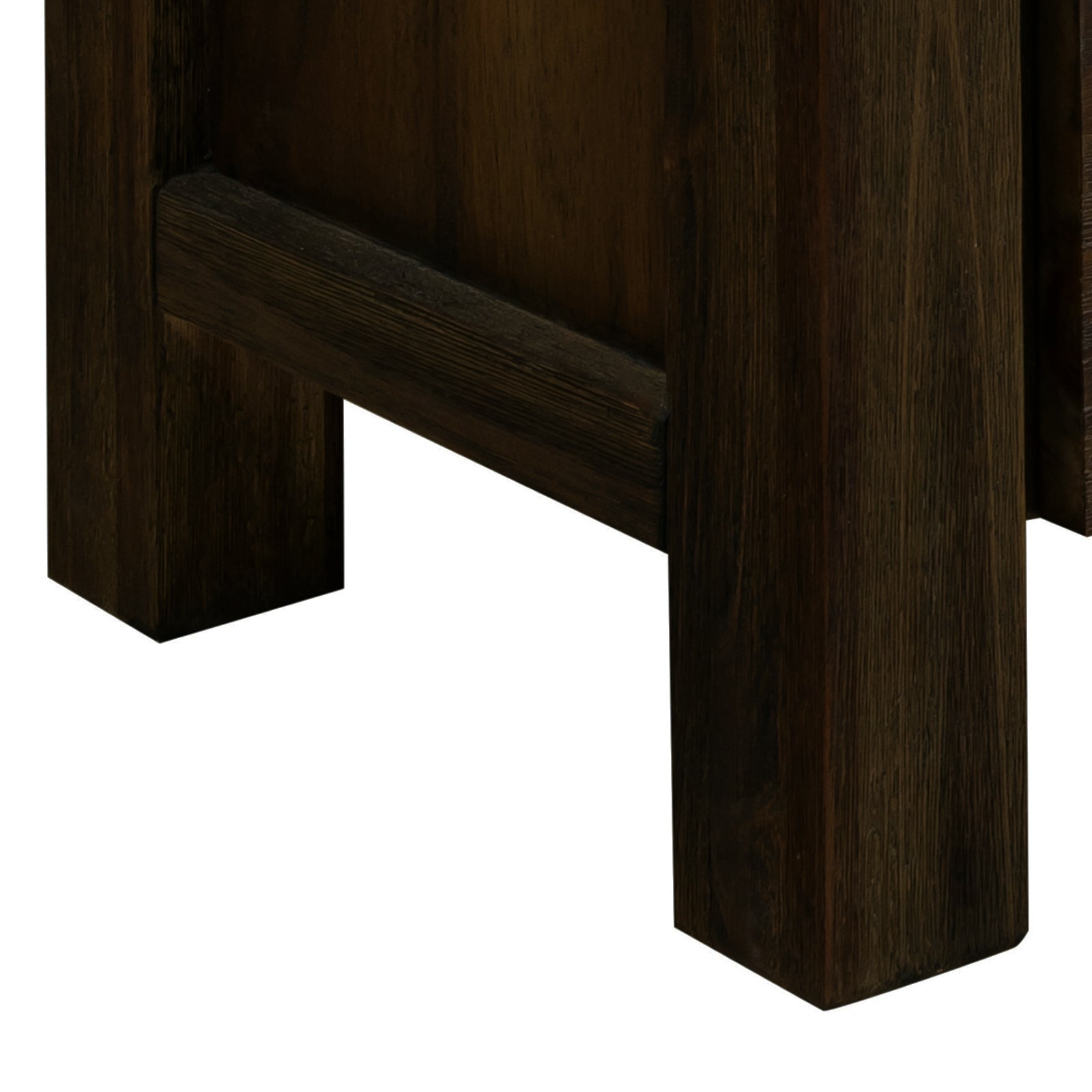 Coffee Table Solid Acacia Wood & Veneer 1 Drawers Storage Chocolate Colour V43-CT-NOW-CH