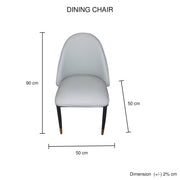 2X Dining Chairs Purple Colour Premium Leatherette Carbon Steel Frame Firm Support V43-DC-SHL
