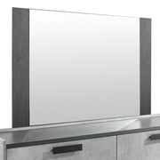 Tallboy with 5 Storage Drawers MDF Combination of Black & Cement Colour V43-DRS-COP