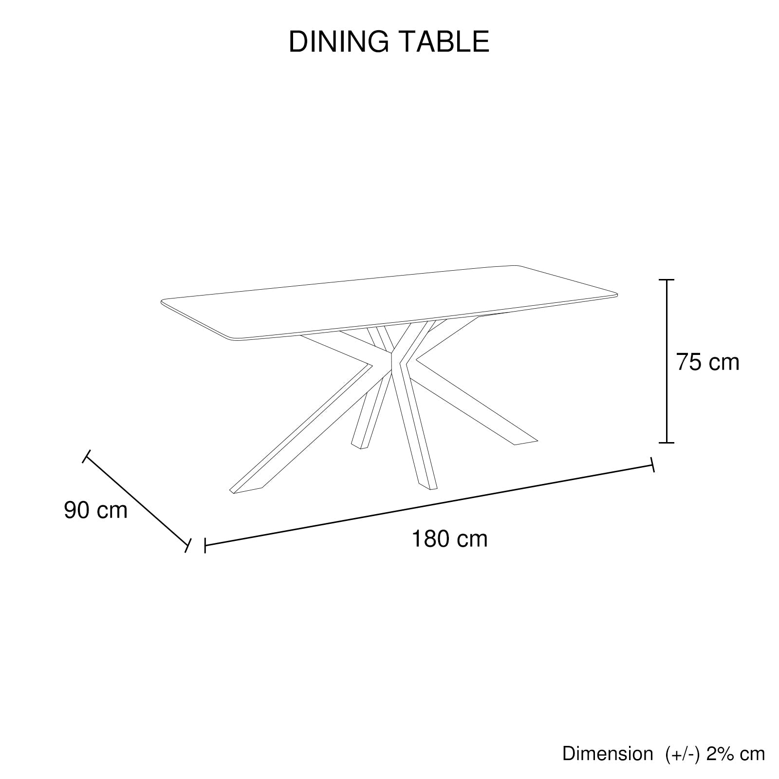 Dining Table Rectangular Shape Grey Sintered Stone Top Powder Coated Iron Legs V43-DT-KNGS