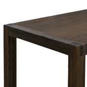 Dining Table 210cm Large Size with Solid Acacia Wooden Base in Chocolate Colour V43-DT-NOW-CH-L