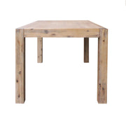 Dining Table 180cm Medium Size with Solid Acacia Wooden Base in Oak Colour V43-DT-NOW-OK-M