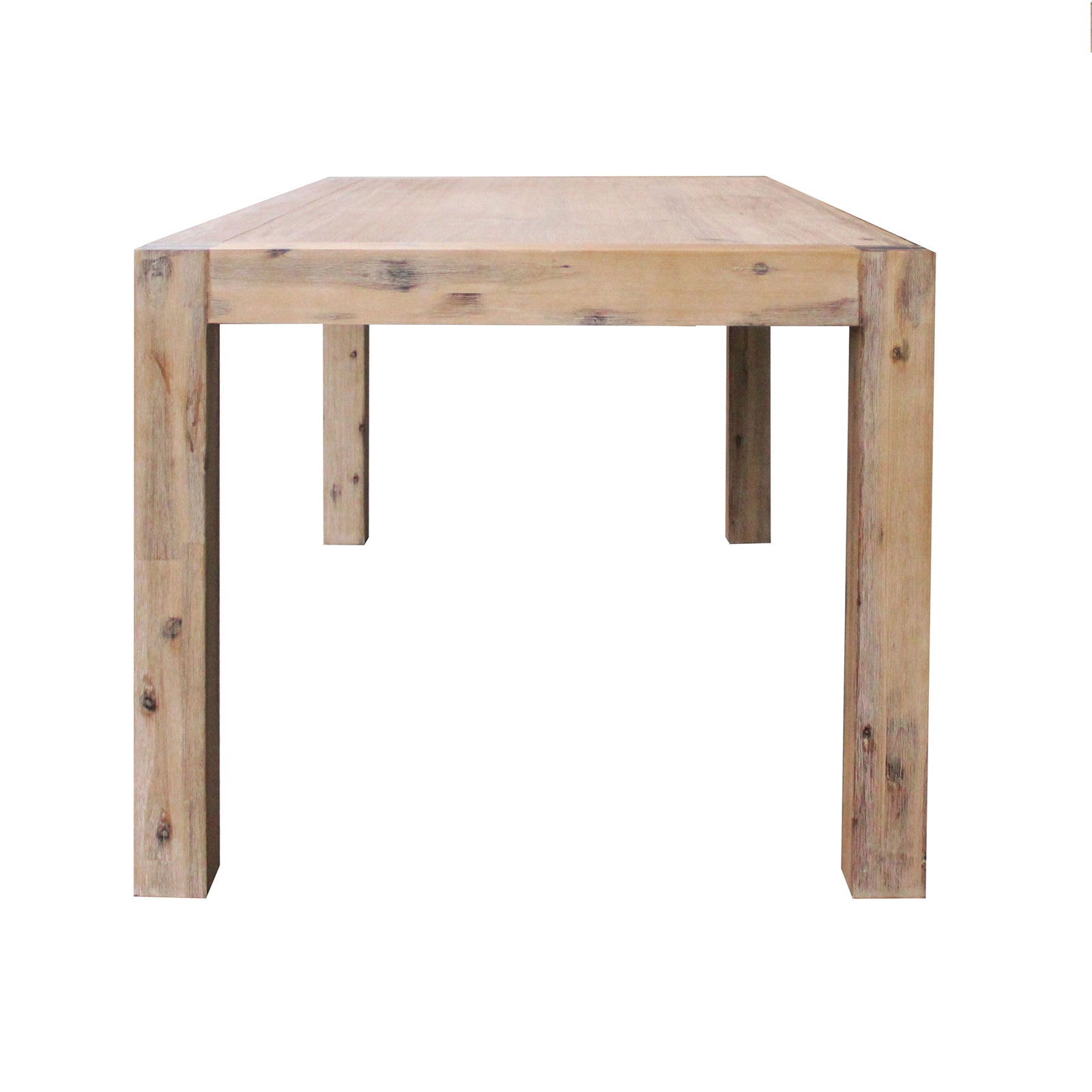 Dining Table 180cm Medium Size with Solid Acacia Wooden Base in Oak Colour V43-DT-NOW-OK-M