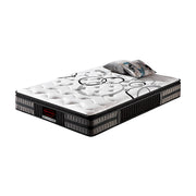 Queen Mattress in Gel Memory Foam Pocket Coil Medium Firm Bed 34cm Thick V43-MAT-GEL-Q