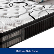 Queen Mattress in Gel Memory Foam Pocket Coil Medium Firm Bed 34cm Thick V43-MAT-GEL-Q
